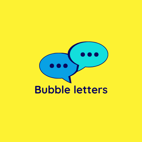 bubble letters copy and paste
